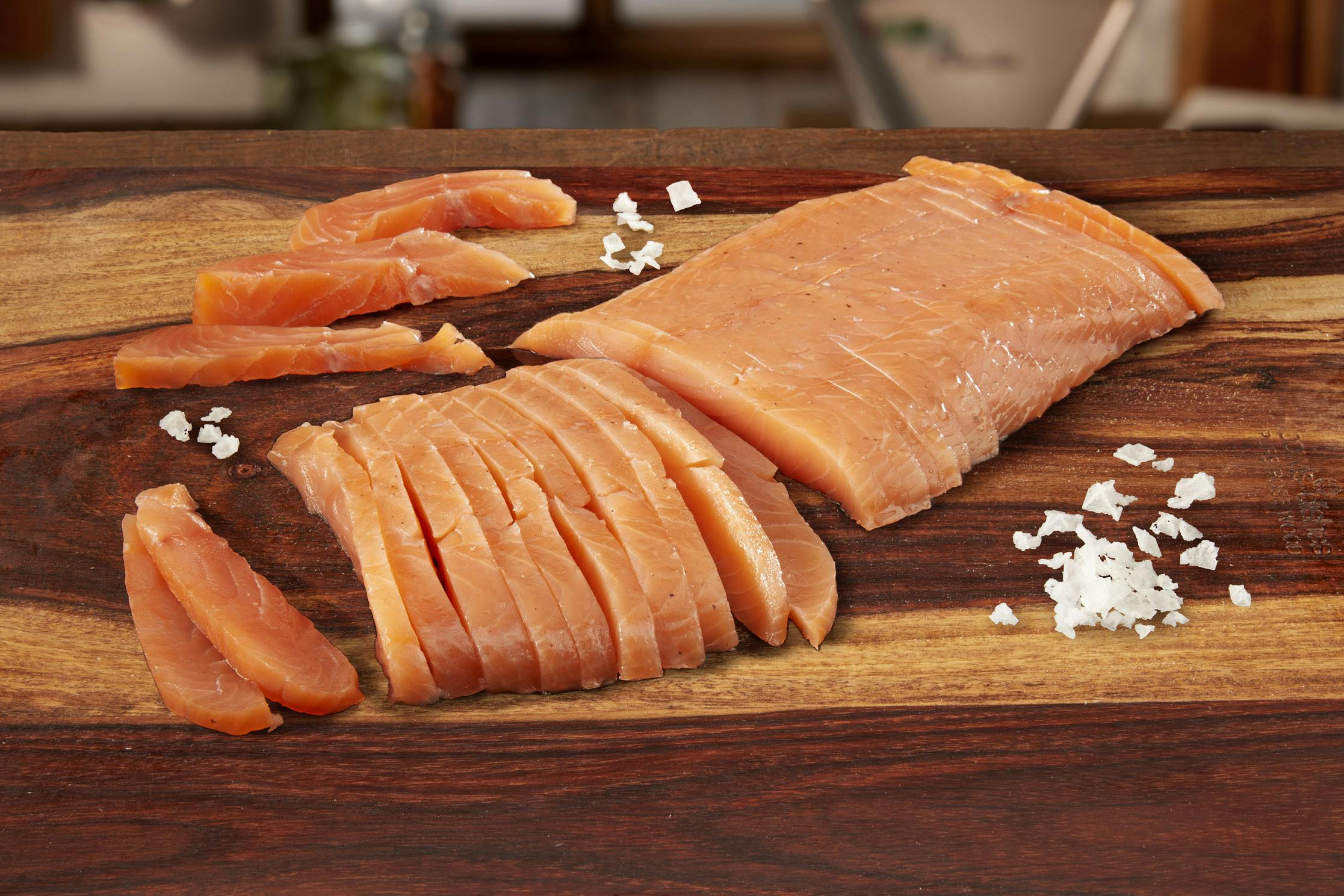 Geräucherter Norwegischer Lachs Sashimi 